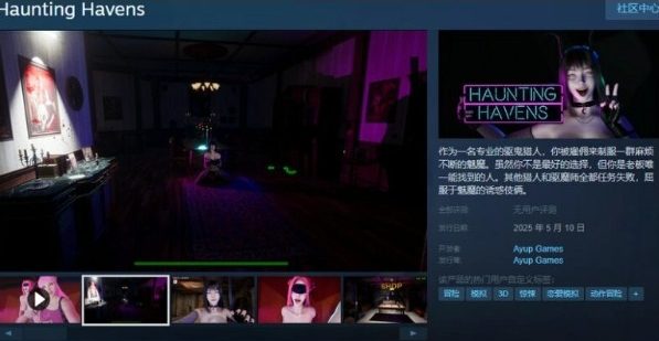 《闹鬼港湾 (Haunting Havens)》【PC/官中/步兵/3D/互动游戏/13.3G】