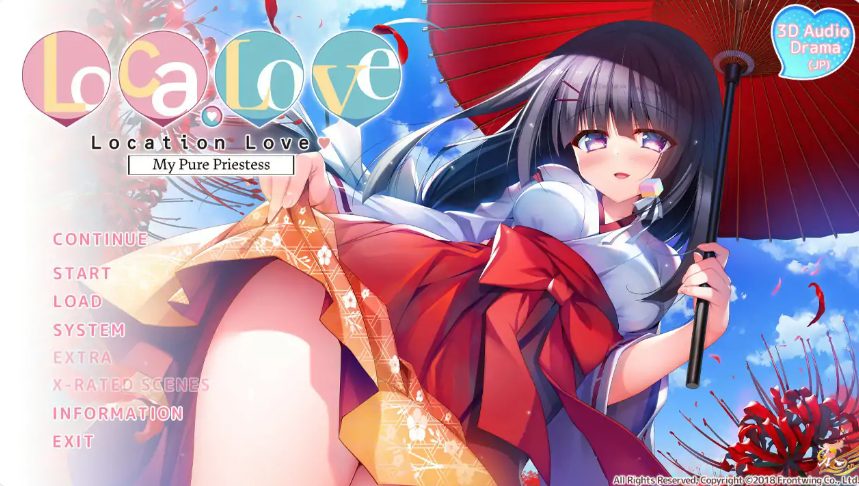 《恋爱定位 神社×前辈 (ろけらぶ -Location Love- 神社×先輩)》【PC/官中/日系/ADV游戏/2.13G】
